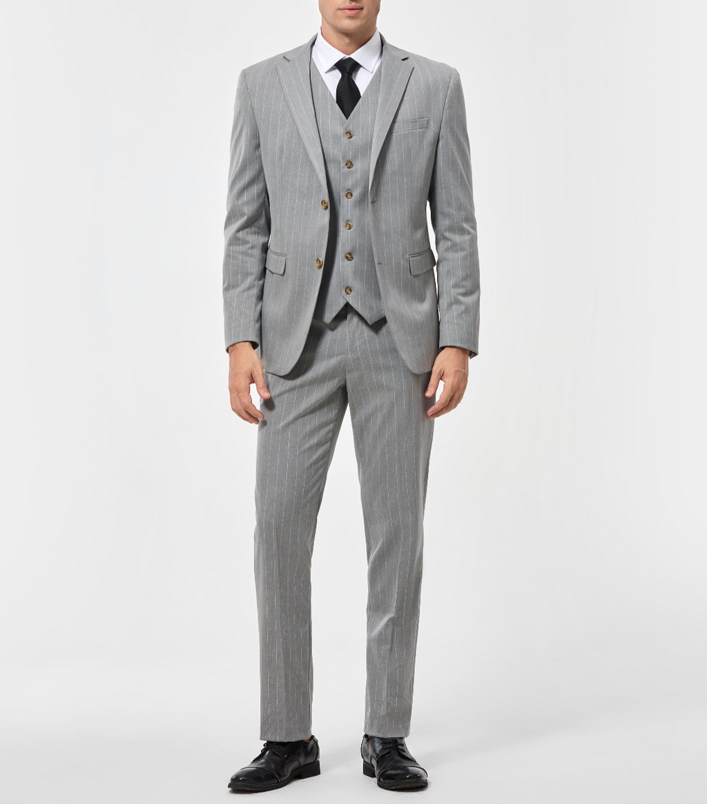 Costume Homme Mariage | Costume 3 Pièces Ajusté avec Style Élégant | Idéal pour Événements Formels 8