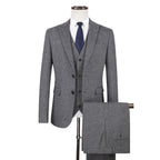 Arthur | Costume Trois Pièces en Tweed avec Blazer et Gilet | Élégance Masculine pour Automne-Hiver 9