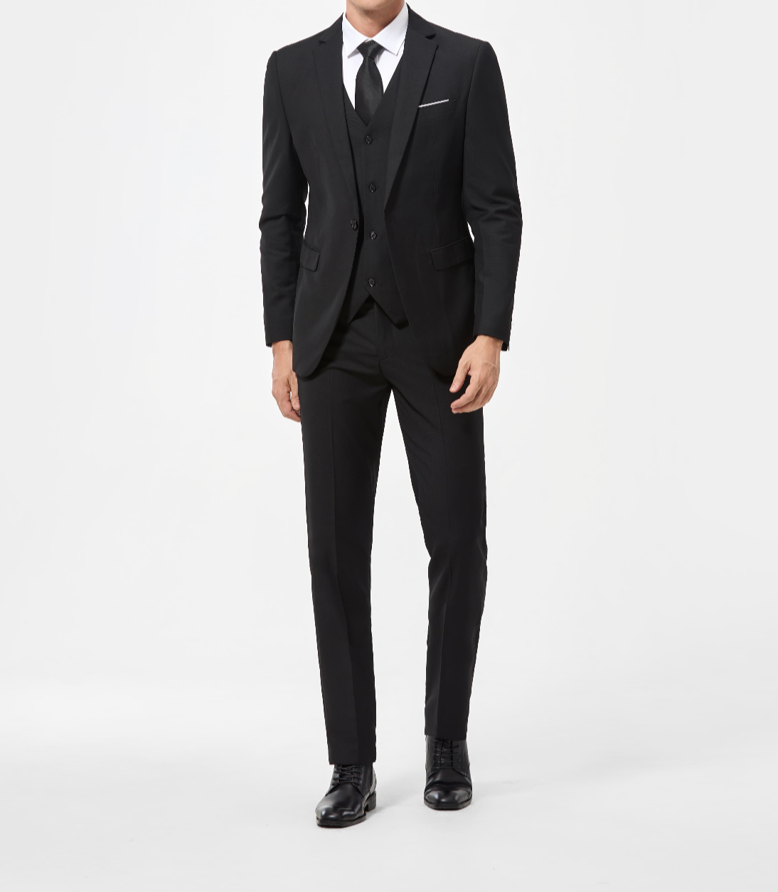 Costume 3 Pièces Homme | Blazer Ajusté avec Gilet pour Mariage et Événements Formels 8