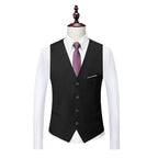 Costume 3 Pièces Homme | Blazer Ajusté avec Gilet pour Mariage et Événements Formels 14