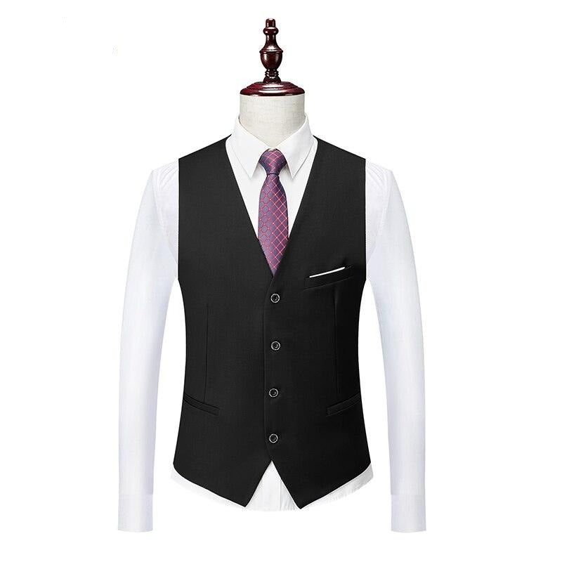 Costume 3 Pièces Homme | Blazer Ajusté avec Gilet pour Mariage et Événements Formels 14