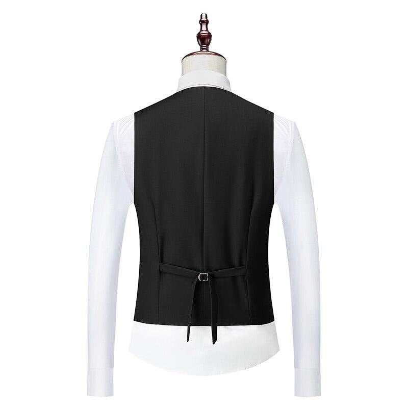 Costume 3 Pièces Homme | Blazer Ajusté avec Gilet pour Mariage et Événements Formels 15