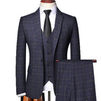 Costume Shelby | Costume Trois Pièces en Tweed Mélangé avec Blazer et Gilet | Élégance Moderne pour Toutes les Occasions 7