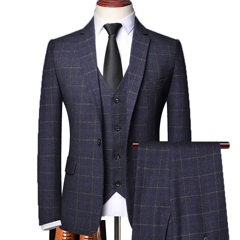 Costume Shelby | Costume Trois Pièces en Tweed Mélangé avec Blazer et Gilet | Élégance Moderne pour Toutes les Occasions 7