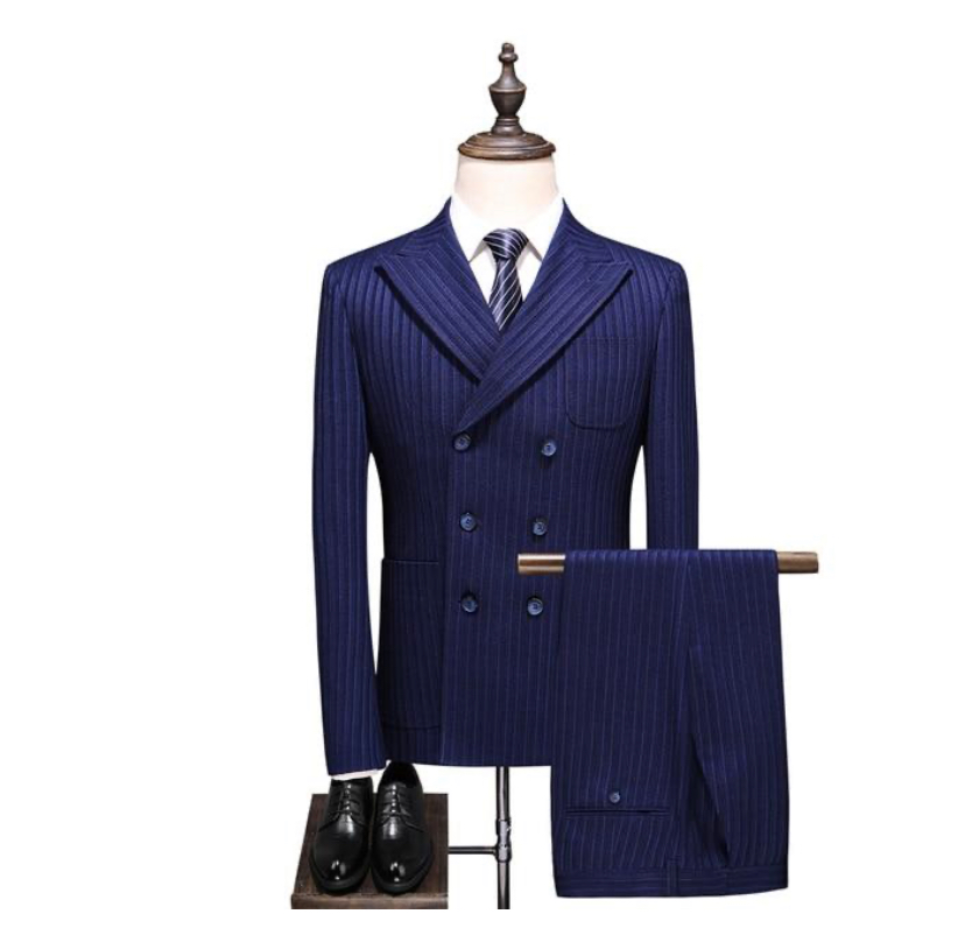Élégance Intemporelle | Costume Trois Pièces Chic en Tweed pour Mariage 7