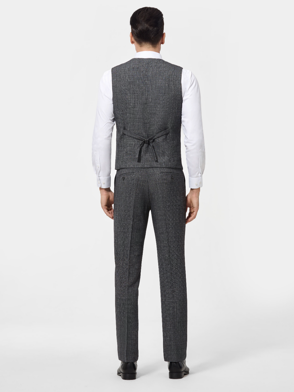 Élégance Masculine | Costume Trois Pièces en Tweed avec Gilet Intégré | Charisme et Style 5