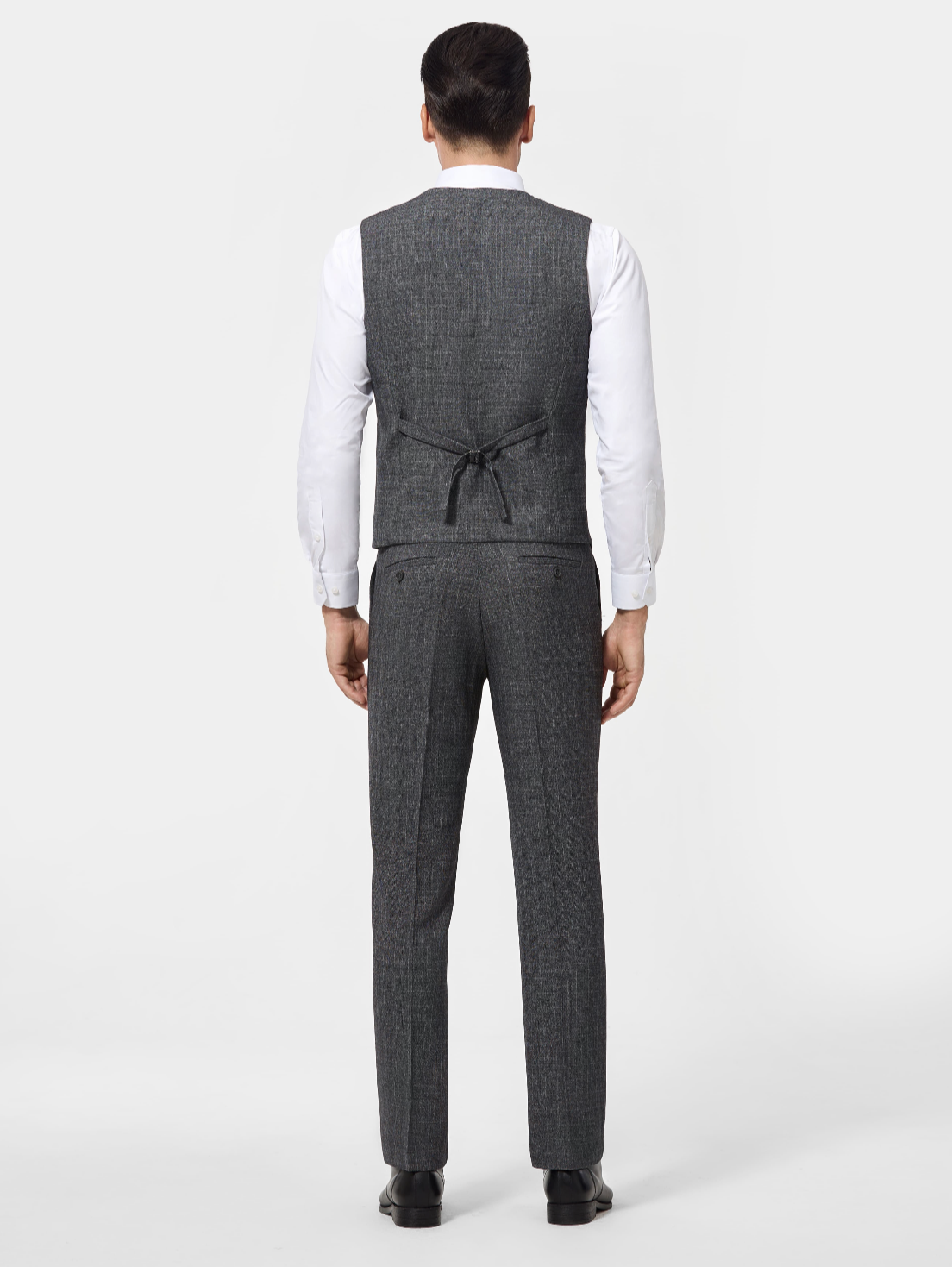 Élégance Masculine | Costume Trois Pièces en Tweed avec Gilet Intégré | Charisme et Style 5