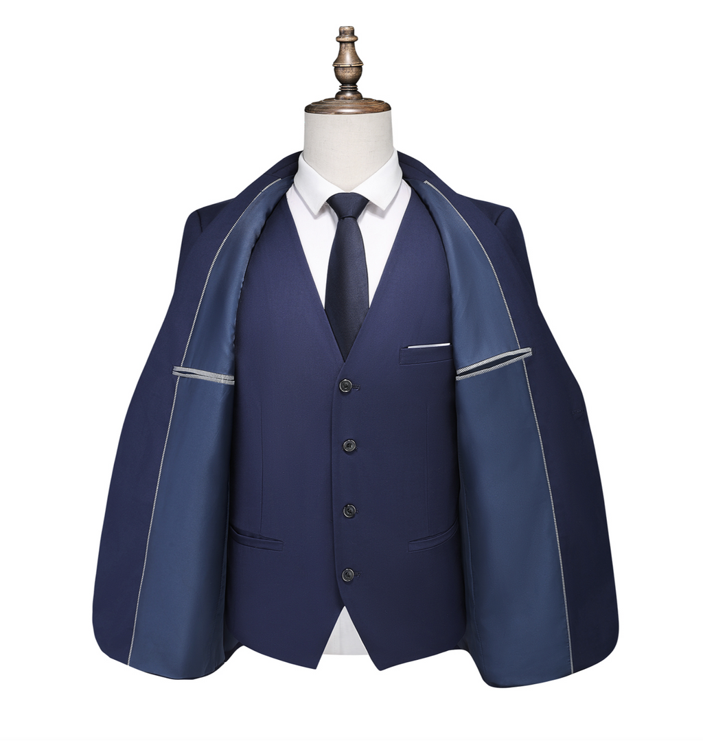 Élégance Masculine | Costume Trois Pièces avec Blazer Ajusté | Style Contemporain pour Cérémonies 8