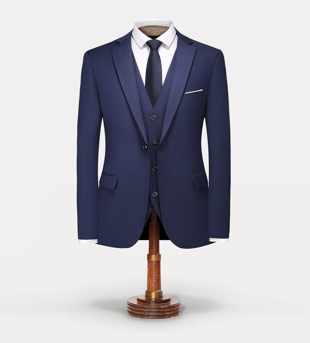 Élégance Masculine | Costume Trois Pièces avec Blazer Ajusté | Style Contemporain pour Cérémonies 10