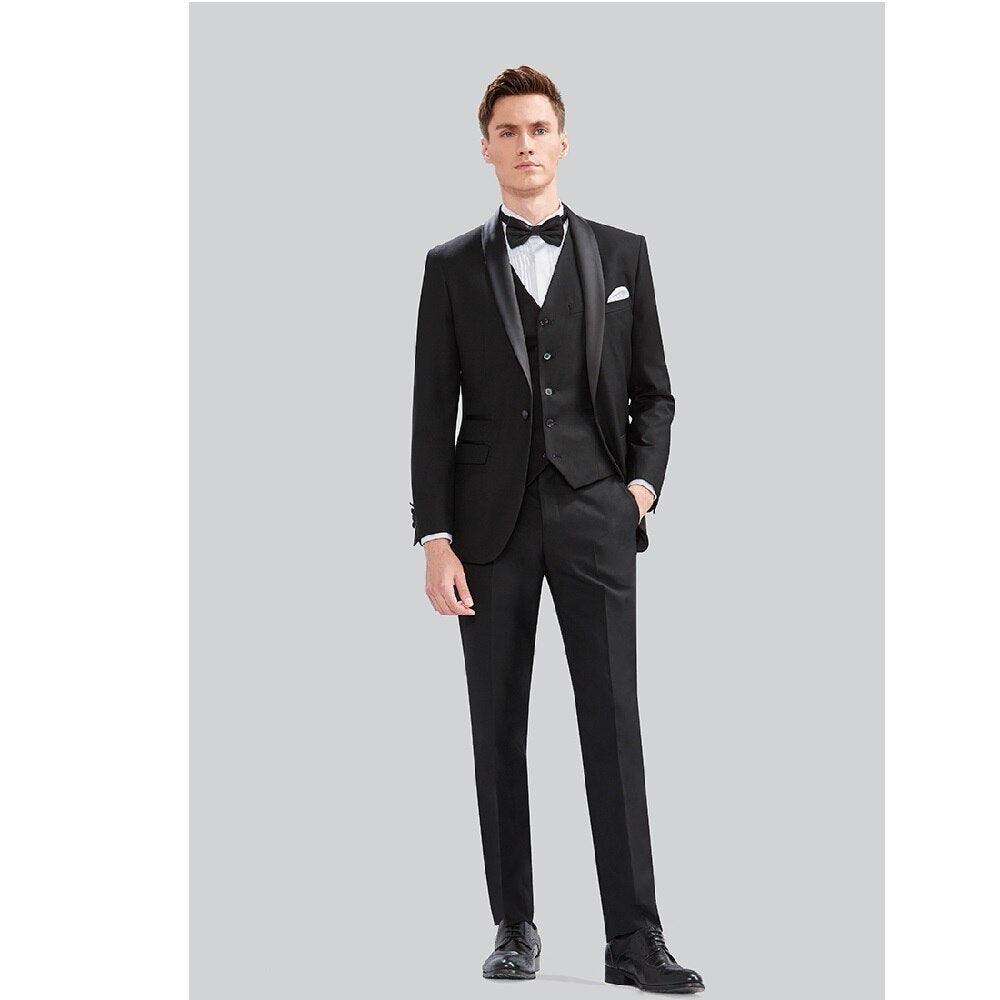 Costume Homme Mariage | Costume 3 Pièces Ajusté avec Blazer et Gilet | Élégance pour Cérémonies 9