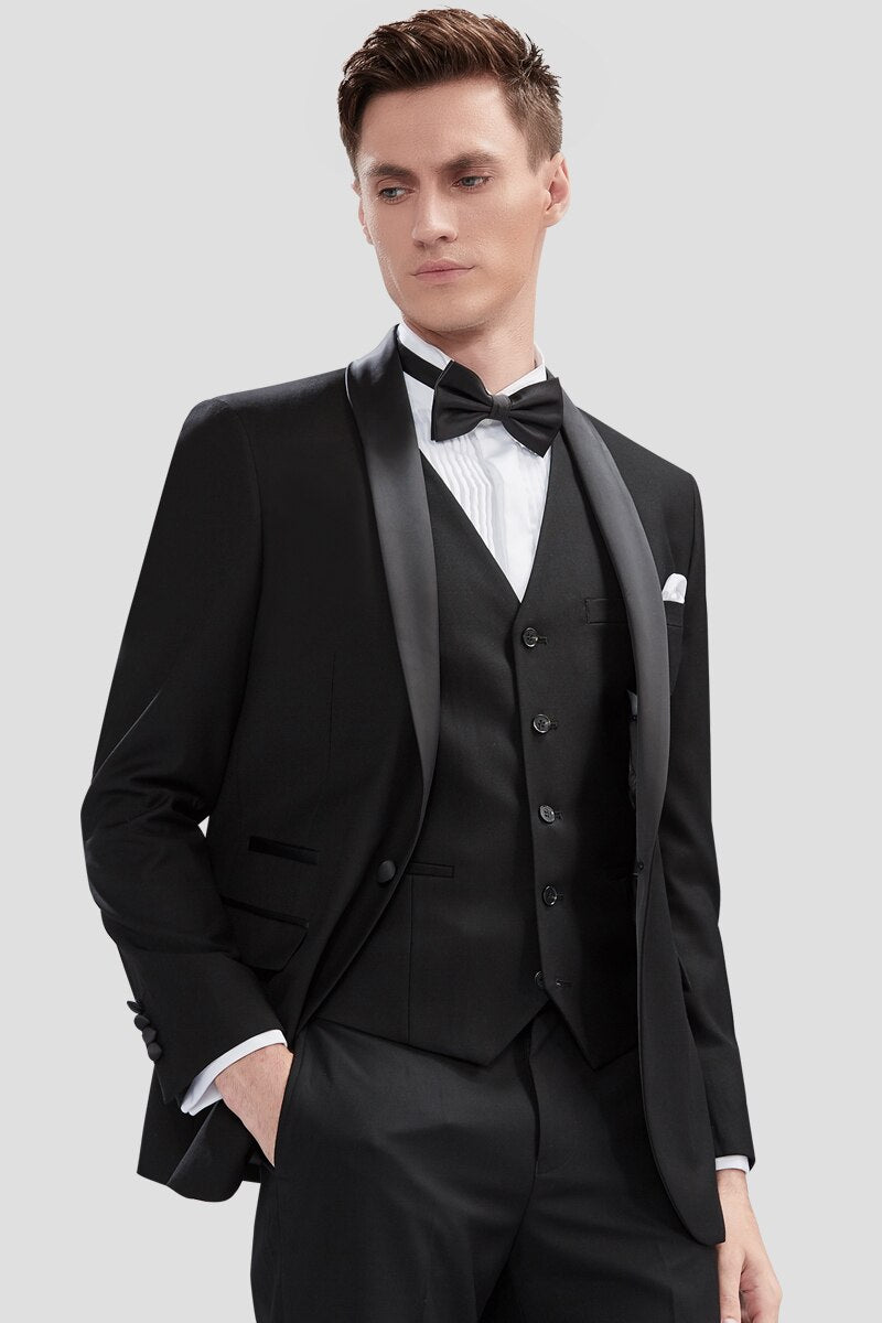 Costume Homme Mariage | Costume 3 Pièces Ajusté avec Blazer et Gilet | Élégance pour Cérémonies 13