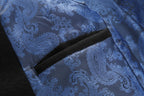 Manteau Long Élégant en Laine avec Doublure Bleue | Style Intemporel pour Confiance et Charisme 5