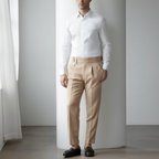 Pantalon Homme Slim Fit en Tissu Stretch | Confort Optimal pour le Bureau 3