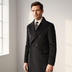 Manteau en Laine Slim avec Double Boutonnage et Revers Italien | Élégance et Chaleur pour l'Hiver 4