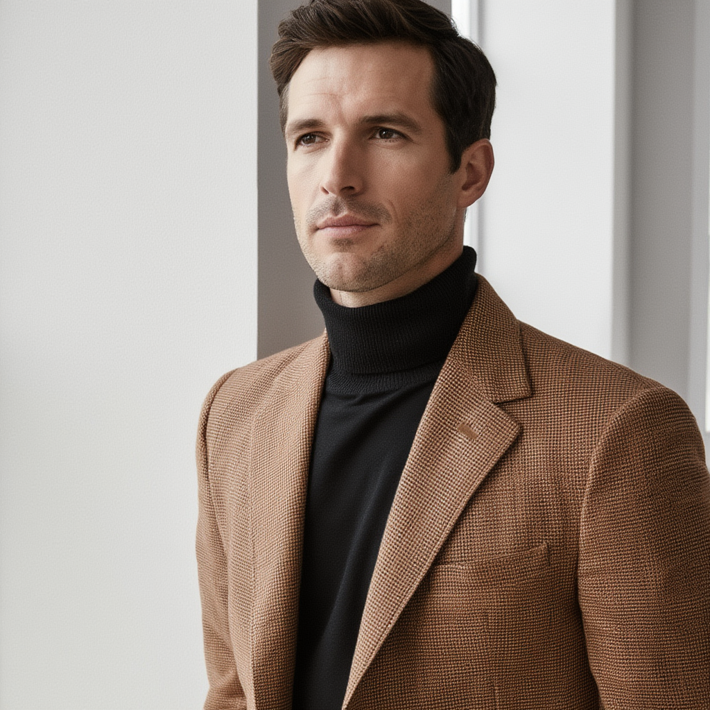 Siena | Blazer Slim en Laine avec Doublure Partielle | Élégance Polyvalente pour Hommes 8