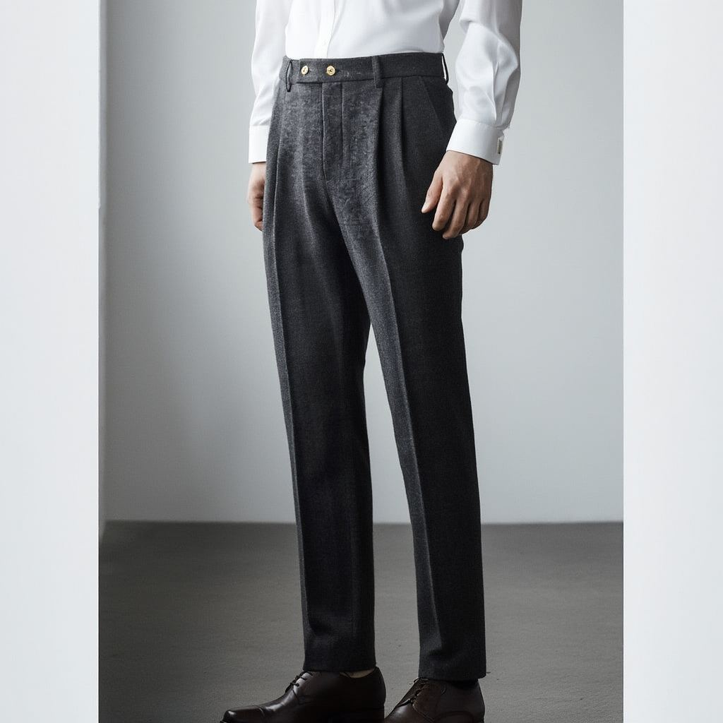 Pantalon Tailleur Femme Chic en Polyester Premium avec Ajustement Latéral | Élégance et Confort 3