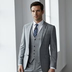 Majestueux | Costume 3 Pièces Classique pour Homme avec Veste et Gilet | Élégance pour Occasions Formelles 4
