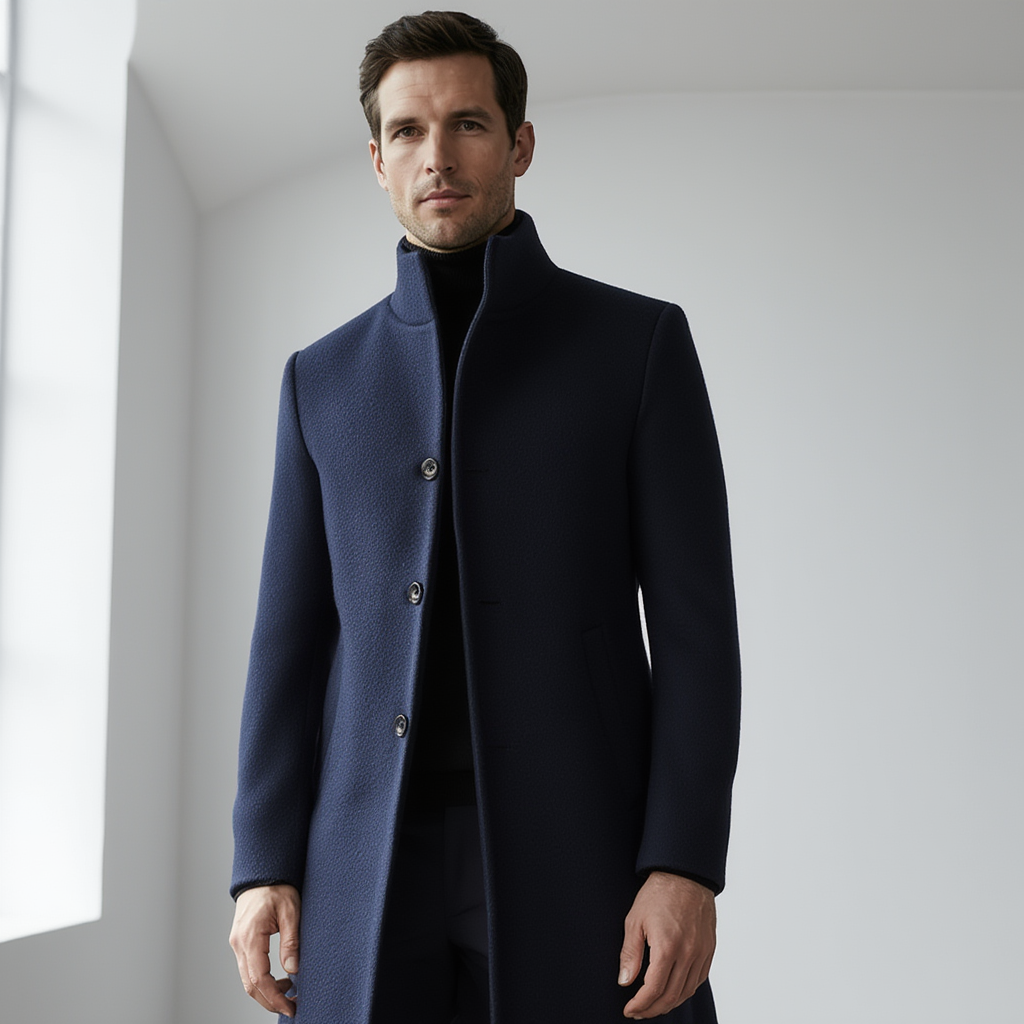 Manteau Élégant pour Homme avec Silhouette Longue et Confort Optimal | Style Décontracté Chic 4