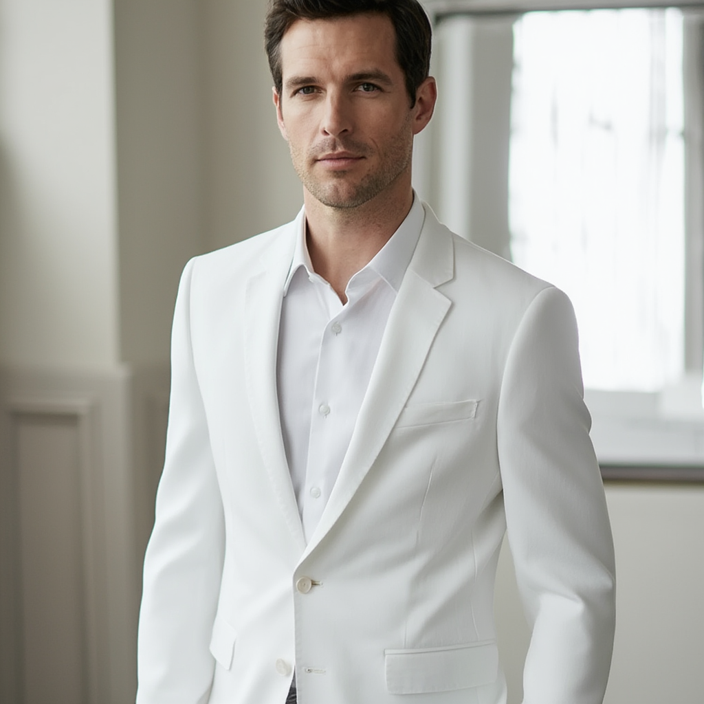 Élégance ProX | Veste Costume Homme en Polyester de Haute Qualité | Coupe Impeccable pour Style Professionnel 4