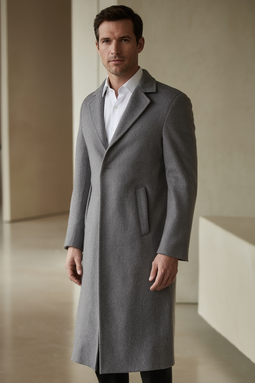 Manteau Long Femme Noir avec Élégance Classique | Style Sophistiqué pour Toutes Occasions 4
