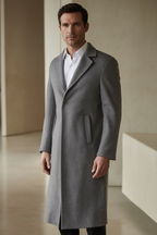 Manteau Long Femme Noir avec Élégance Classique | Style Sophistiqué pour Toutes Occasions 4