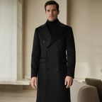 Manteau Shelby Bleu Élégant