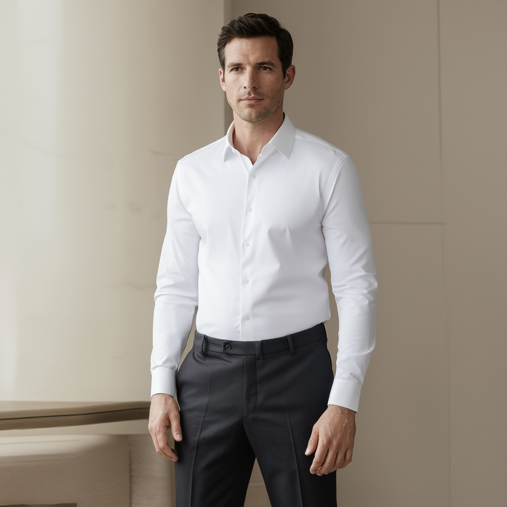 Élégance Quotidienne | Chemise Classique Homme avec Fermeture Boutonnée | Polyvalente pour Toutes Occasions 2