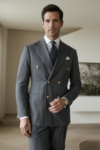 Élégance Britannique | Costume Trois Pièces avec Blazer Ajusté | Look Raffiné pour Occasions Formelles 4