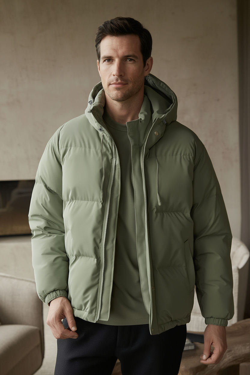 DoudouX | Doudoune Homme Longue avec Capuche Enveloppante | Isolation Optimale pour Hiver 2