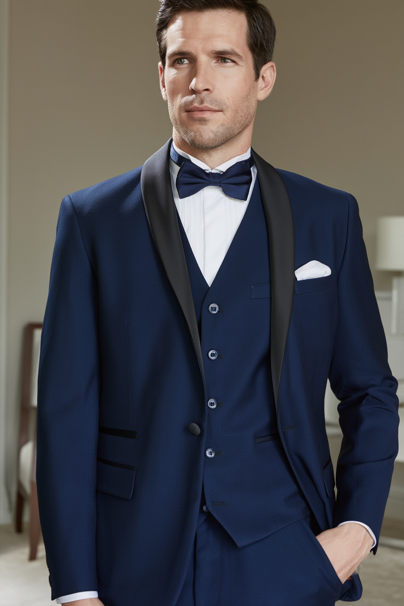 Costume Homme Mariage | Costume 3 Pièces Ajusté avec Blazer et Gilet | Élégance pour Cérémonies 2