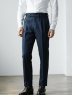 Toscana | Pantalon Slim en Coton et Lin avec Taille Haute | Élégance et Confort au Quotidien 2