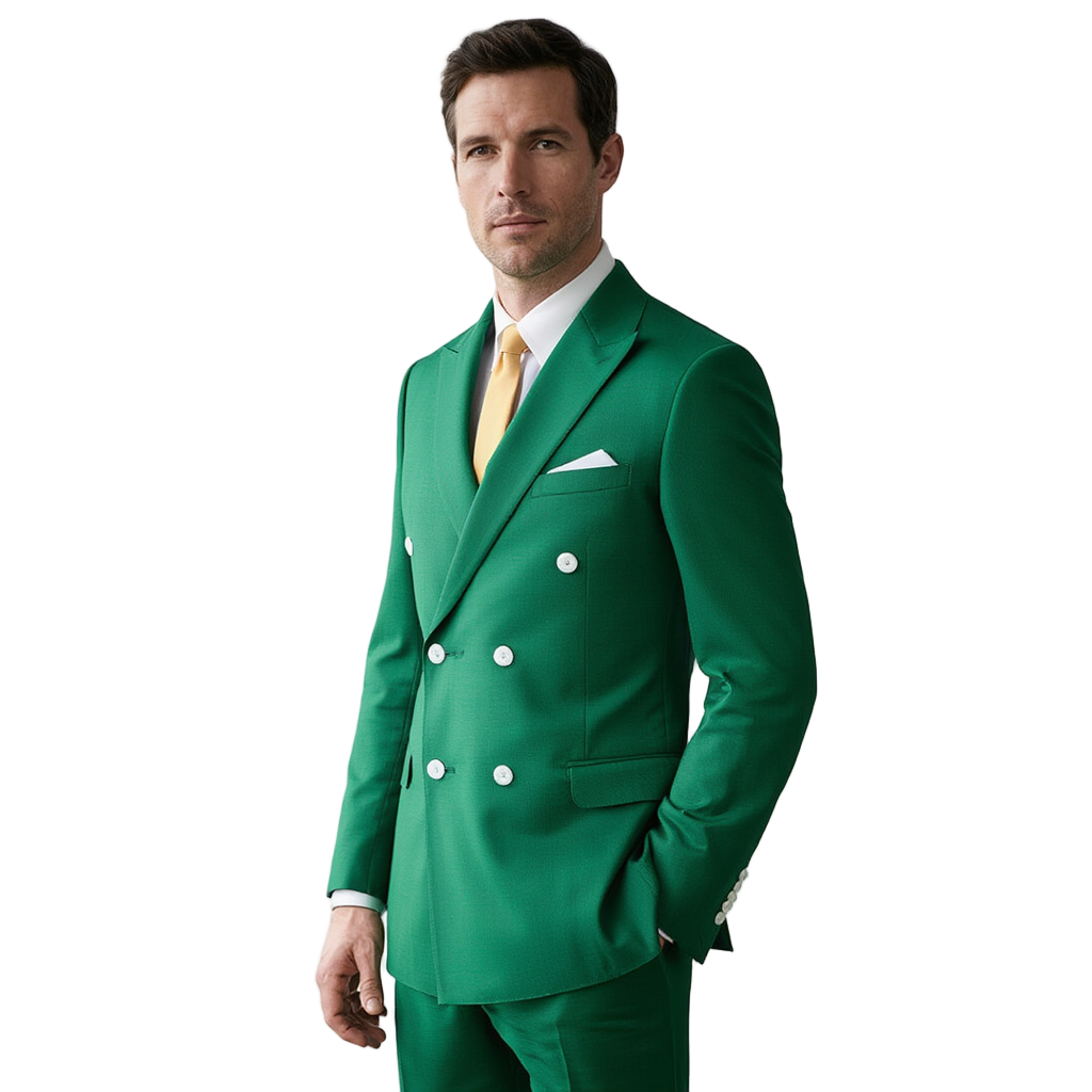 Costume Homme Classique avec Design Croisé Élégant | Parfait pour Mariage et Événements Formels 5