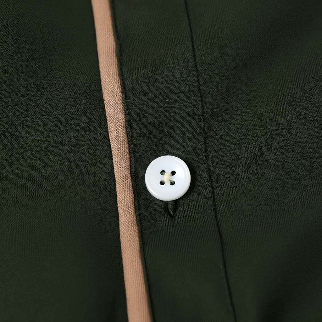 Chemise Homme Classique avec Col Traditionnel | Élégance Automnale et Polyvalence 5