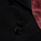 Manteau Hiver Femme Long en Laine avec Doublure Rouge | Élégance Intemporelle pour Automne-Hiver 6