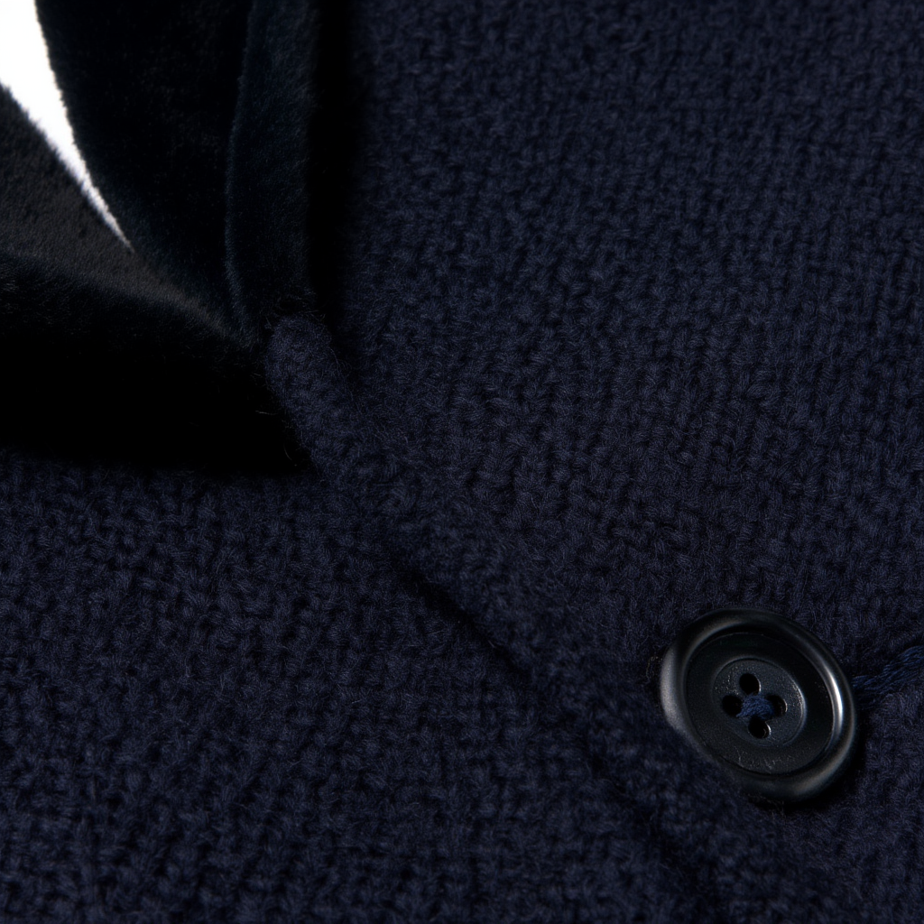 Manteau Élégant en Laine avec Col en Velours pour Automne-Hiver - Style Sophistiqué 11