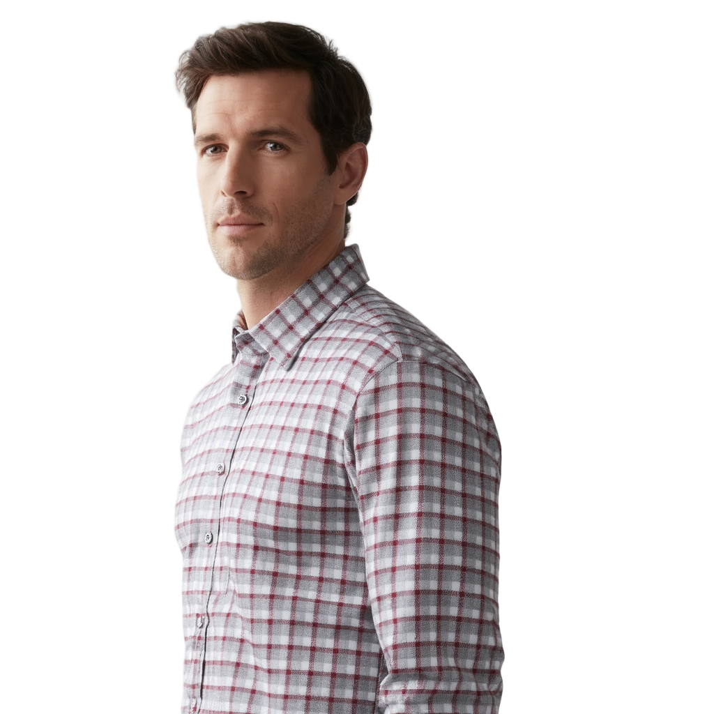 Chic Flanel Carreaux Homme Chemise | Flanelle carreaux