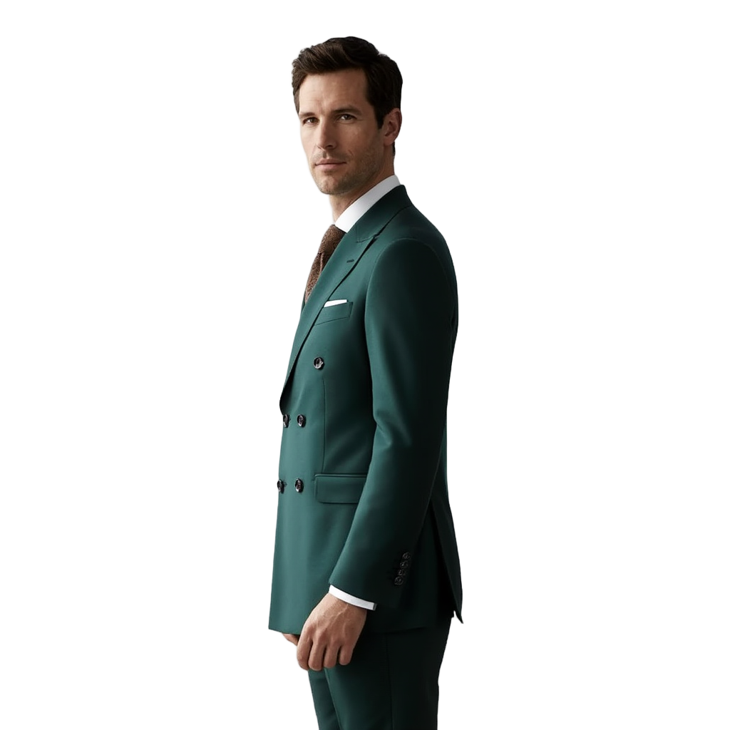 Costume Homme Classique avec Design Croisé Élégant | Parfait pour Mariage et Événements Formels 7