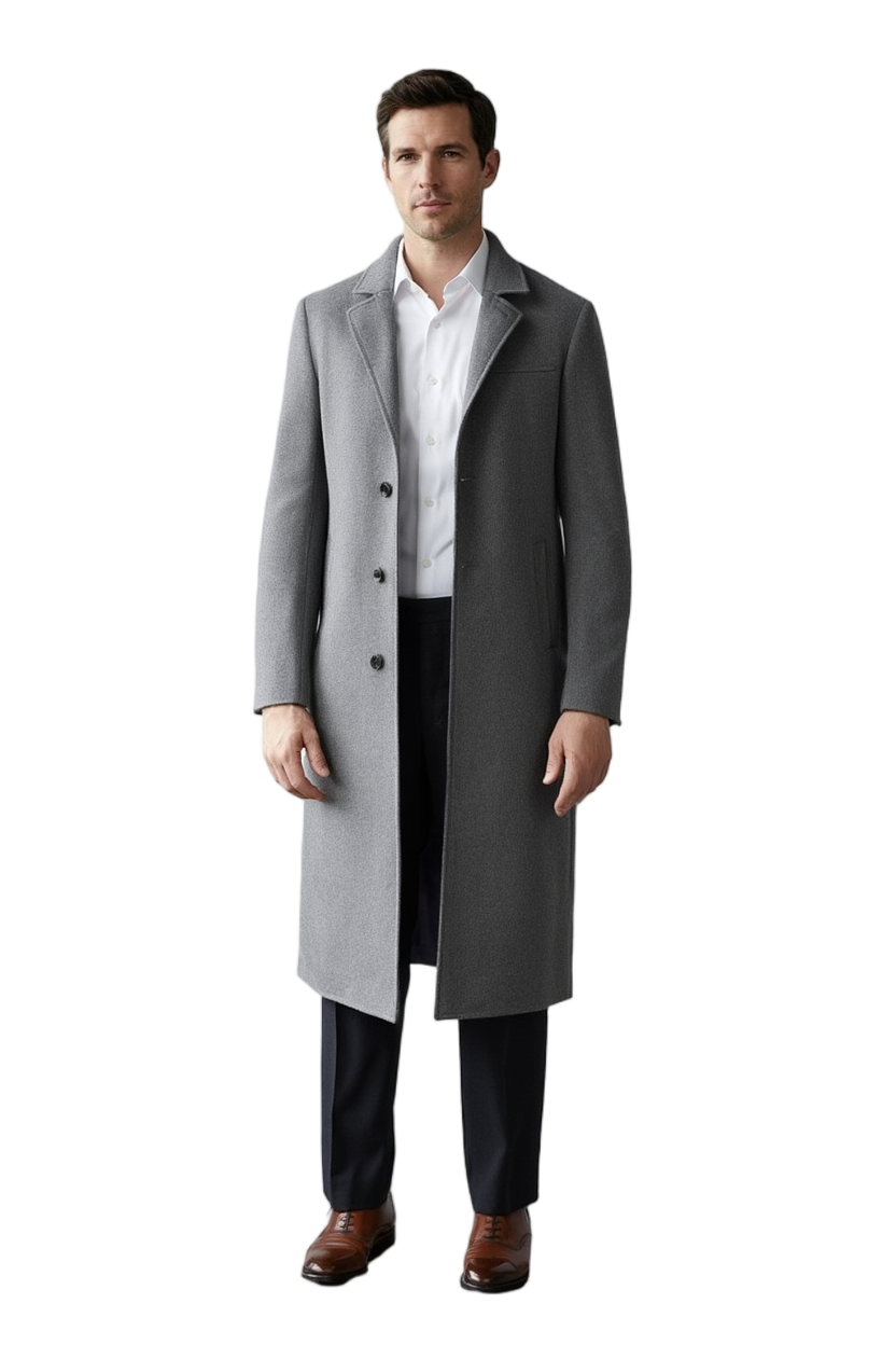 Manteau Long Femme Noir avec Élégance Classique | Style Sophistiqué pour Toutes Occasions 1