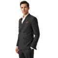 Costume Homme Mariage Slim 2 Pièces en Polyester avec Drapé Fluide | Élégance et Confort pour Événements Formels 1