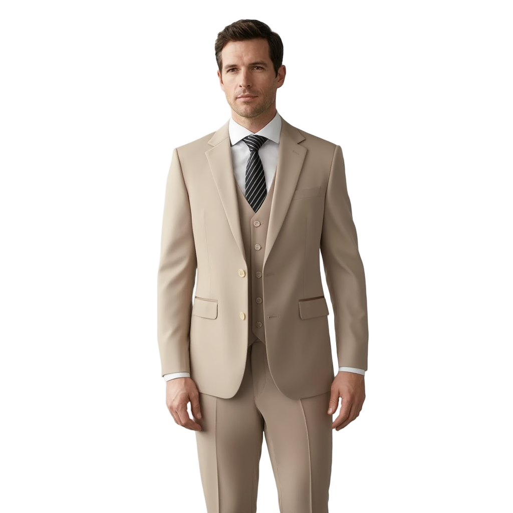 VogueLine | Costume 3 Pièces Slim Fit avec Veste, Gilet et Pantalon | Élégance Contemporaine pour Toutes Occasions 1