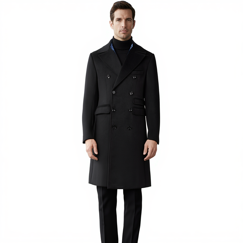 Manteau Shelby Bleu Élégant