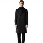 Manteau Shelby Bleu Élégant