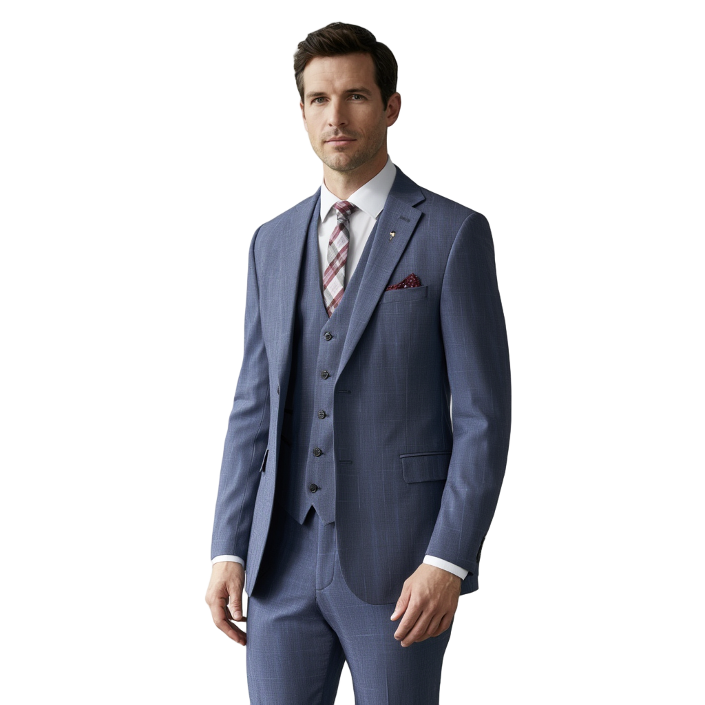 Prestige Couture | Costume Homme 3 Pièces Élégant avec Finitions Soignées | Confort Optimal pour Mariage 1