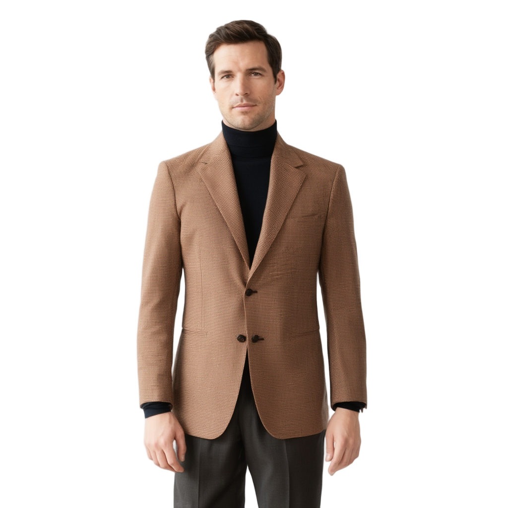 Siena | Blazer Slim en Laine avec Doublure Partielle | Élégance Polyvalente pour Hommes 1