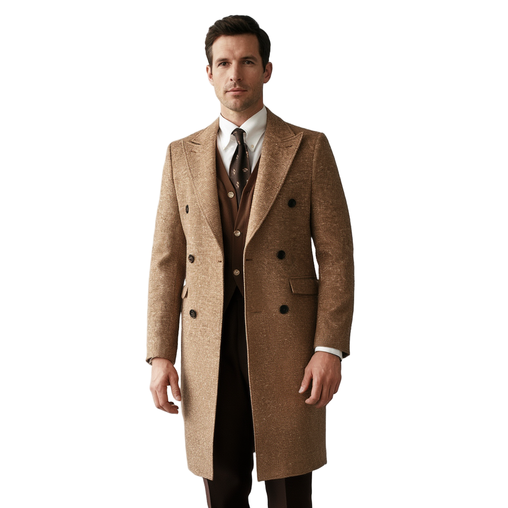 MilanoCross | Manteau Croisé en Laine avec Doublure en Polyester | Élégance et Chaleur pour l'Hiver 3