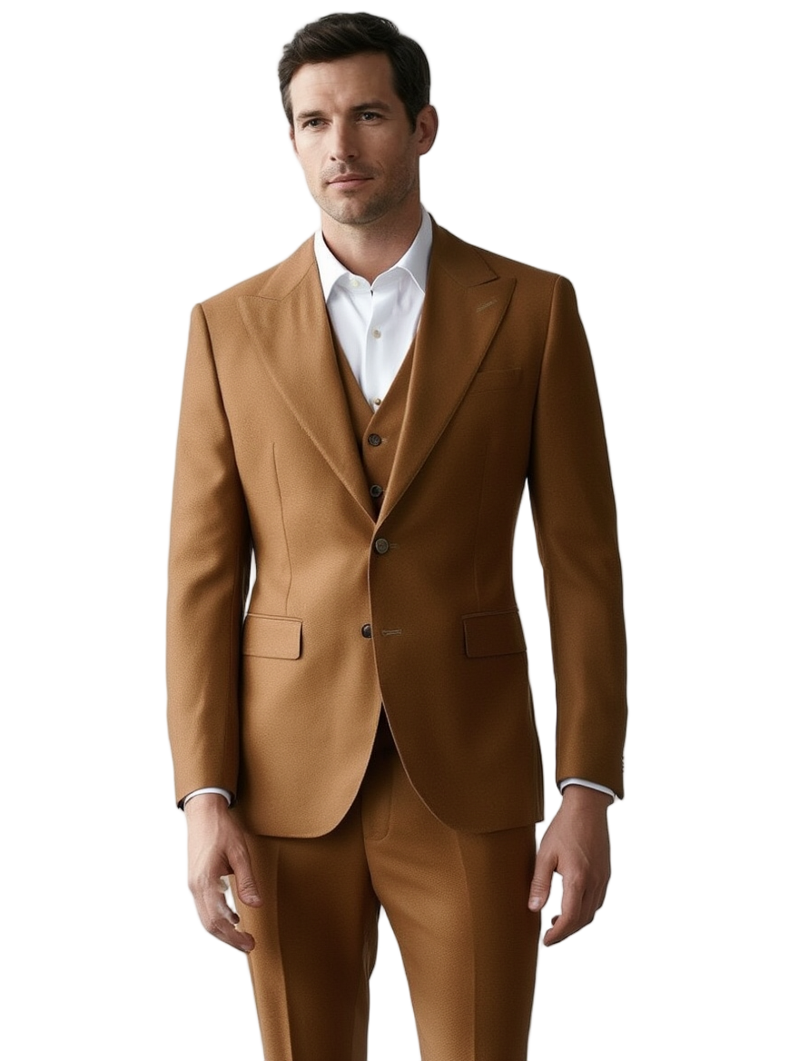 Élégance Urbaine | Costume 3 Pièces Homme Slim Fit en Coton Doux | Style Contemporain pour Confort Optimal 1