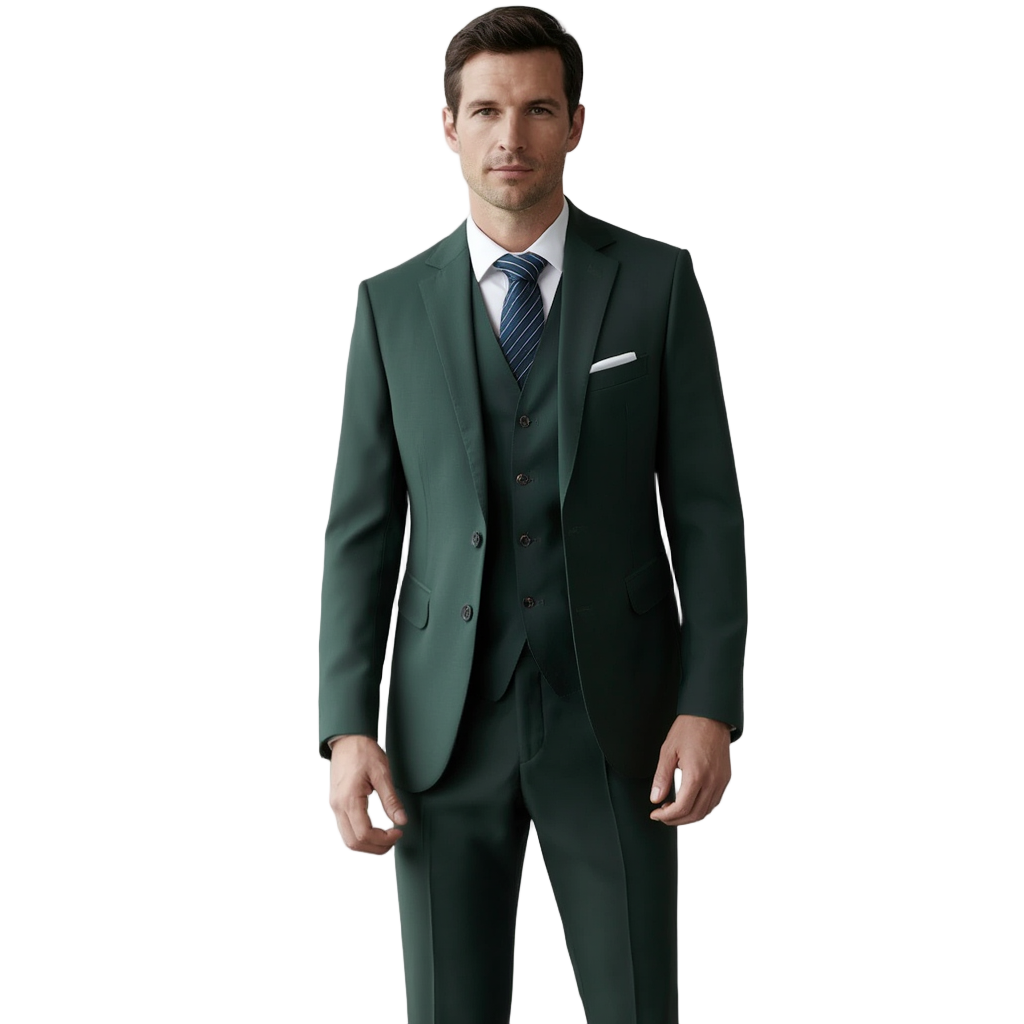 Élégant Costume 3 Pièces Classique pour Homme avec Veste et Gilet | Tenue Sophistiquée pour Toutes Occasions 6