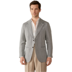 Torino | Blazer Slim en Lin et Coton avec Doublure Partielle | Élégance et Confort pour Hommes 1