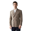 Veste Homme | Veste Croisée Slim Fit en Polyester Premium | Style Britannique pour Élégance Classique 1