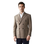 Veste Homme | Veste Croisée Slim Fit en Polyester Premium | Style Britannique pour Élégance Classique 1